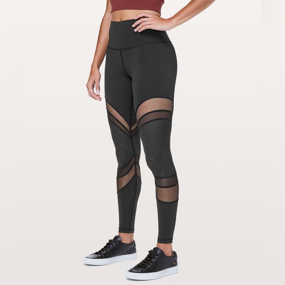 NWOT Lululemon Seek The Heat Tight *28"
in Black. 
Size 4. 
New without tags